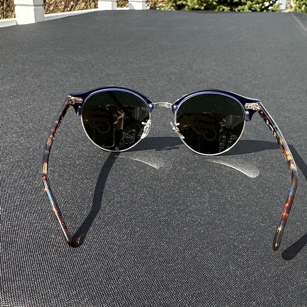 Ray-Ban Blue and Silver Round Sunglasses - Picture 3 of 4